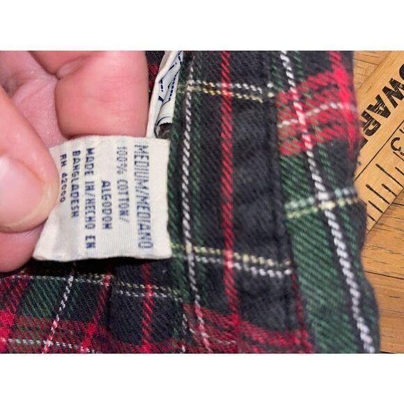 Basic Editions Long-Sleeve Flannel M - Picture 9 of 9